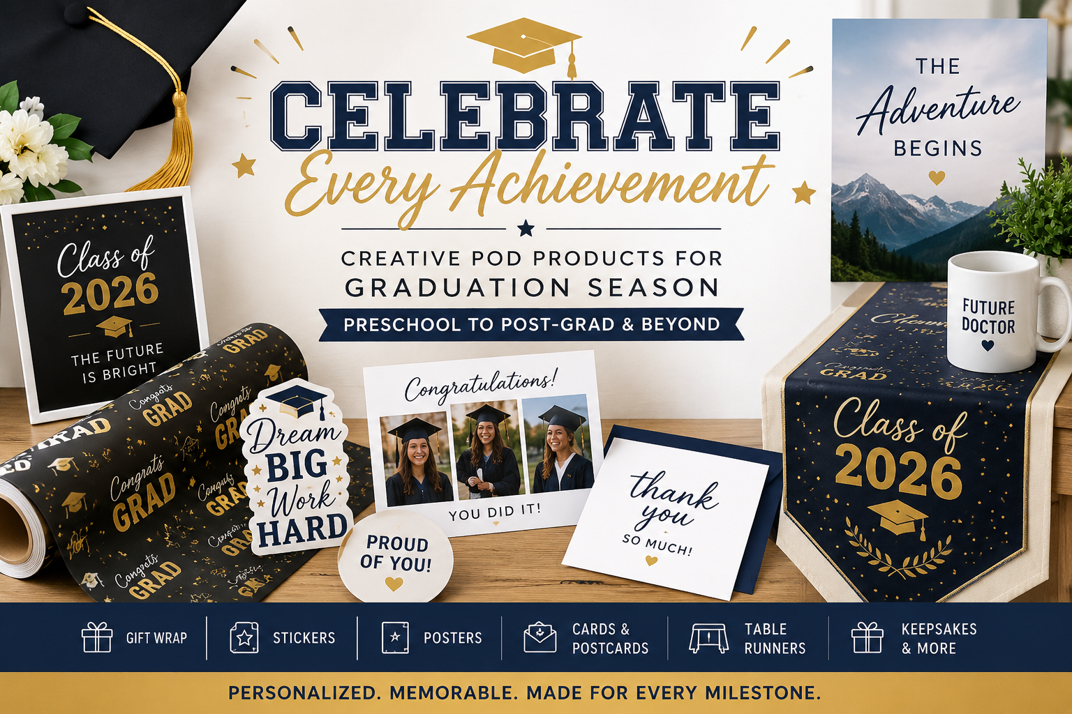 Graduation Season + Print-on-Demand: Creative Ways to Turn Milestones ...